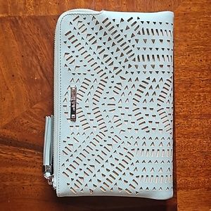 Stella & Dot Mint Green clutch